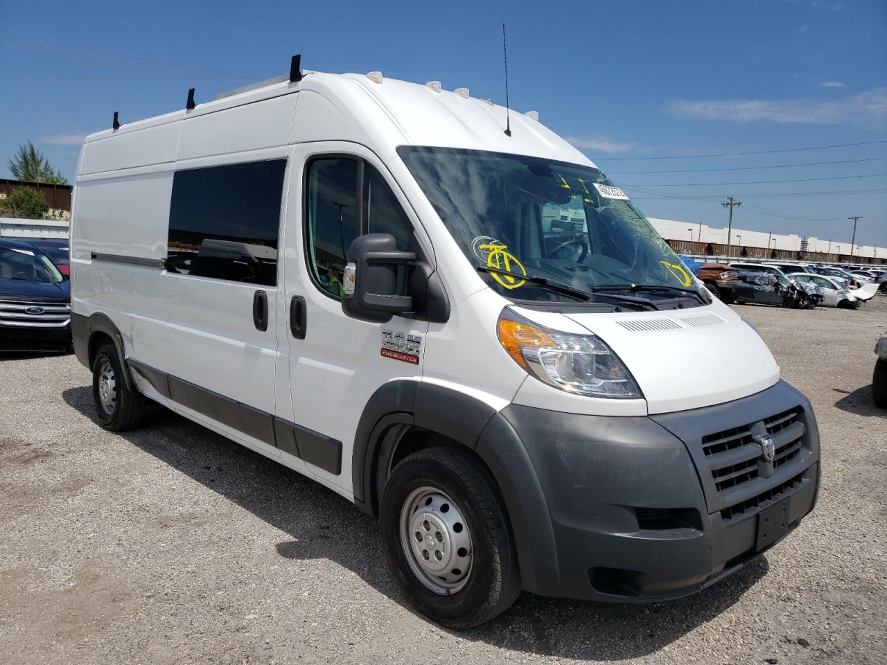 RAM PROMASTER 2016 with VIN 3C6TRVDG2GE128191 - Photo from auction