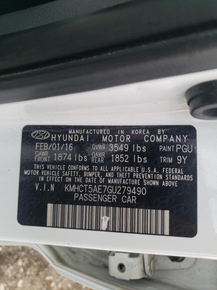Photo 10 from auction – 2016 HYUNDAI ACCENT SE with VIN KMHCT5AE7GU279490