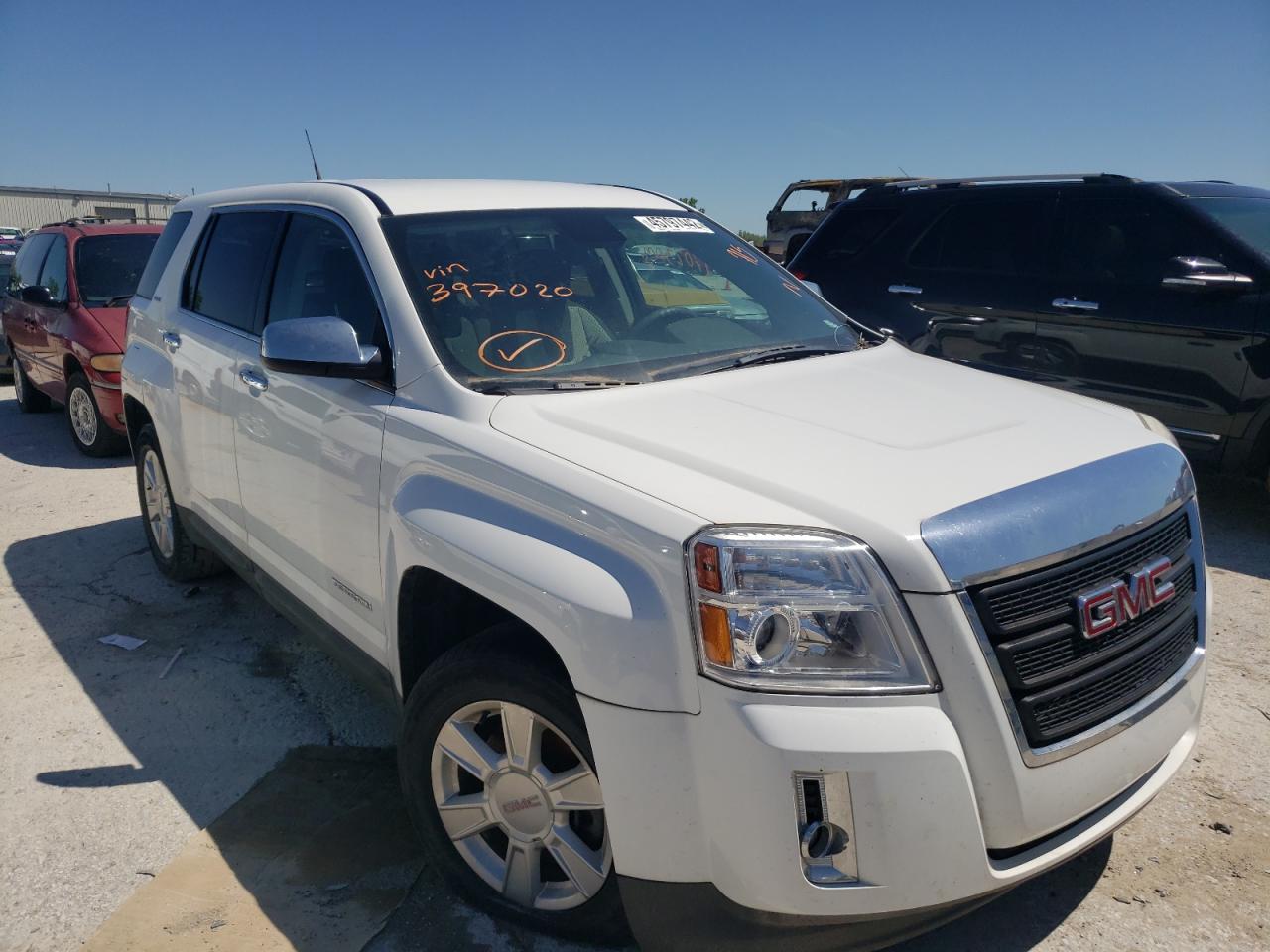 Photo 1 from auction – 2012 GMC TERRAIN SL with VIN 2GKALMEK8C6397020