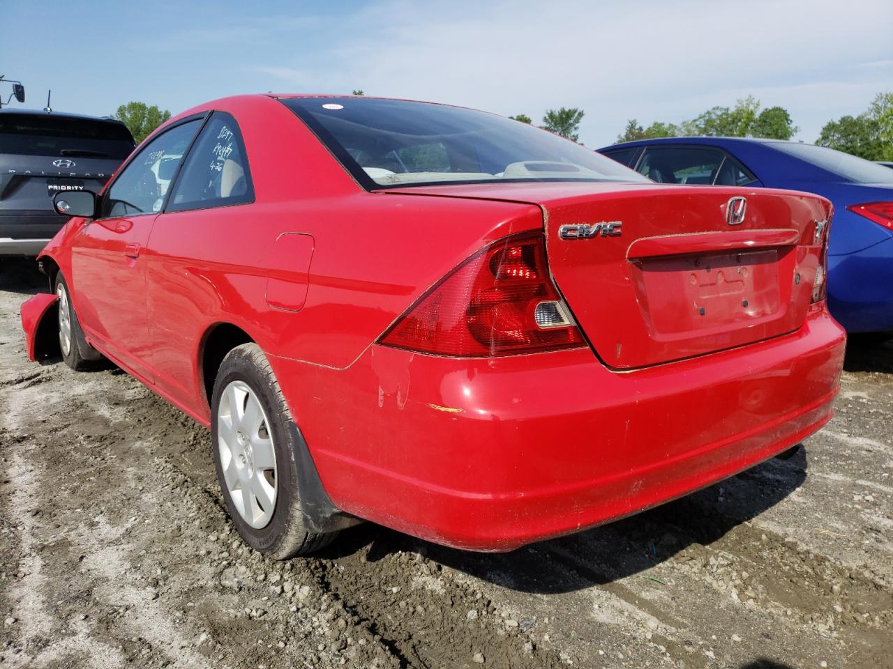 Photo 3 from auction – 2002 HONDA CIVIC LX with VIN 1HGEM21552L062710