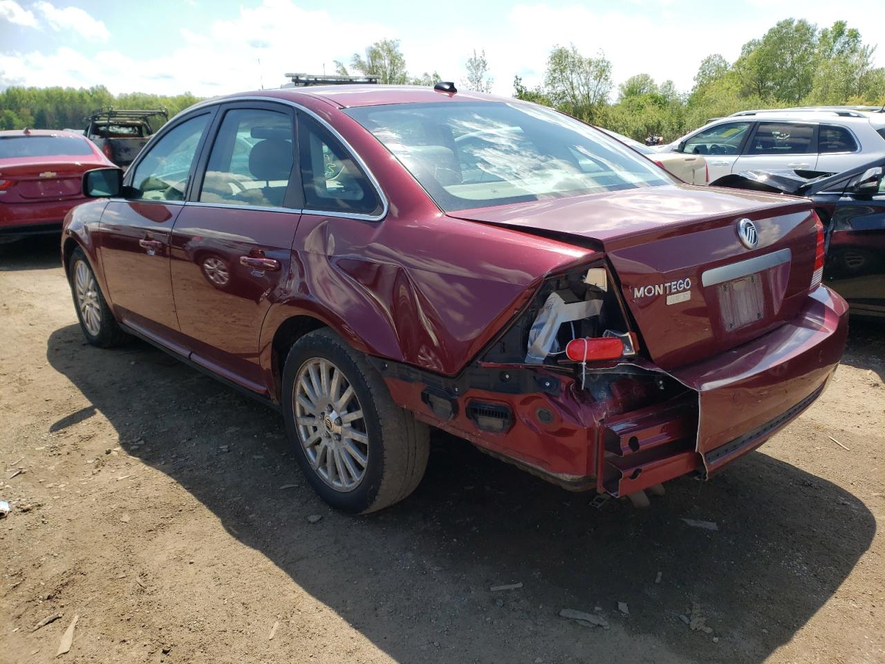 Photo 9 from auction – 2007 MERCURY MONTEGO PR with VIN 1MEHM42117G600420