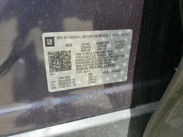 Photo 10 from auction – 2019 GMC TERRAIN SL with VIN 3GKALPEX6KL132930