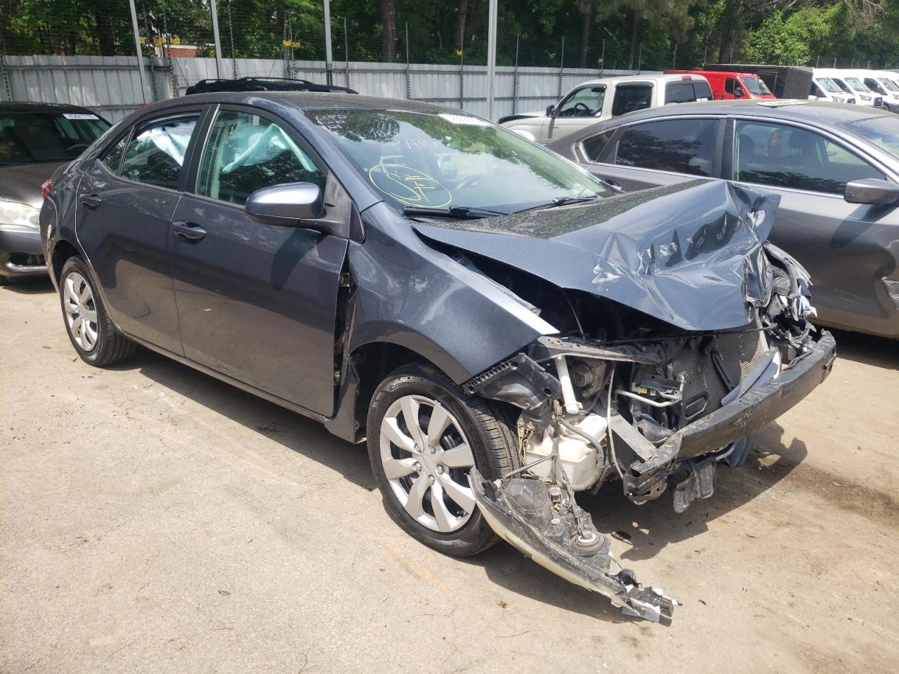 TOYOTA COROLLA L 2016 with VIN 2T1BURHE2GC608328 - Photo from auction