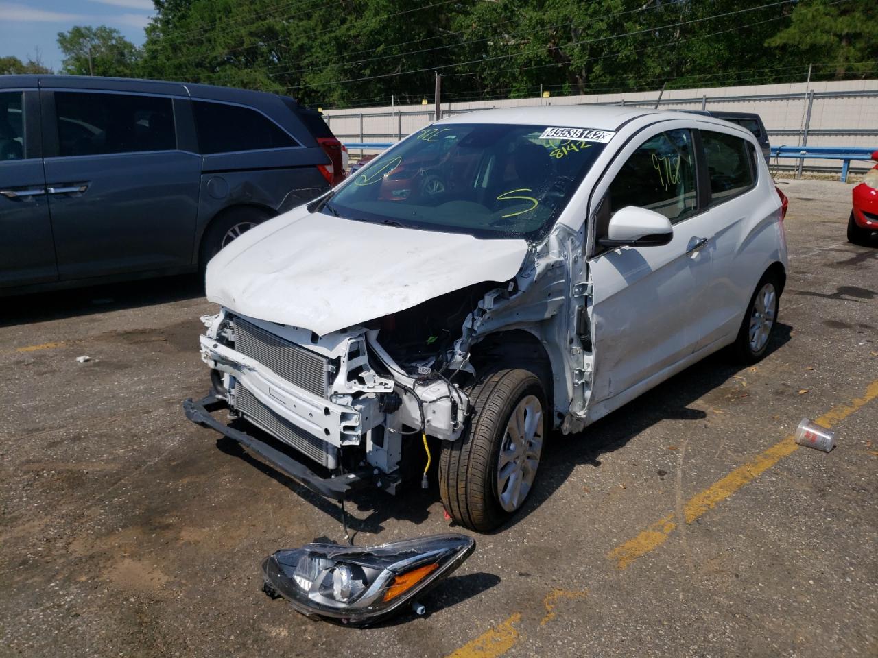 Photo 2 from auction – 2021 CHEVROLET SPARK 2LT with VIN KL8CF6SAXMC730662