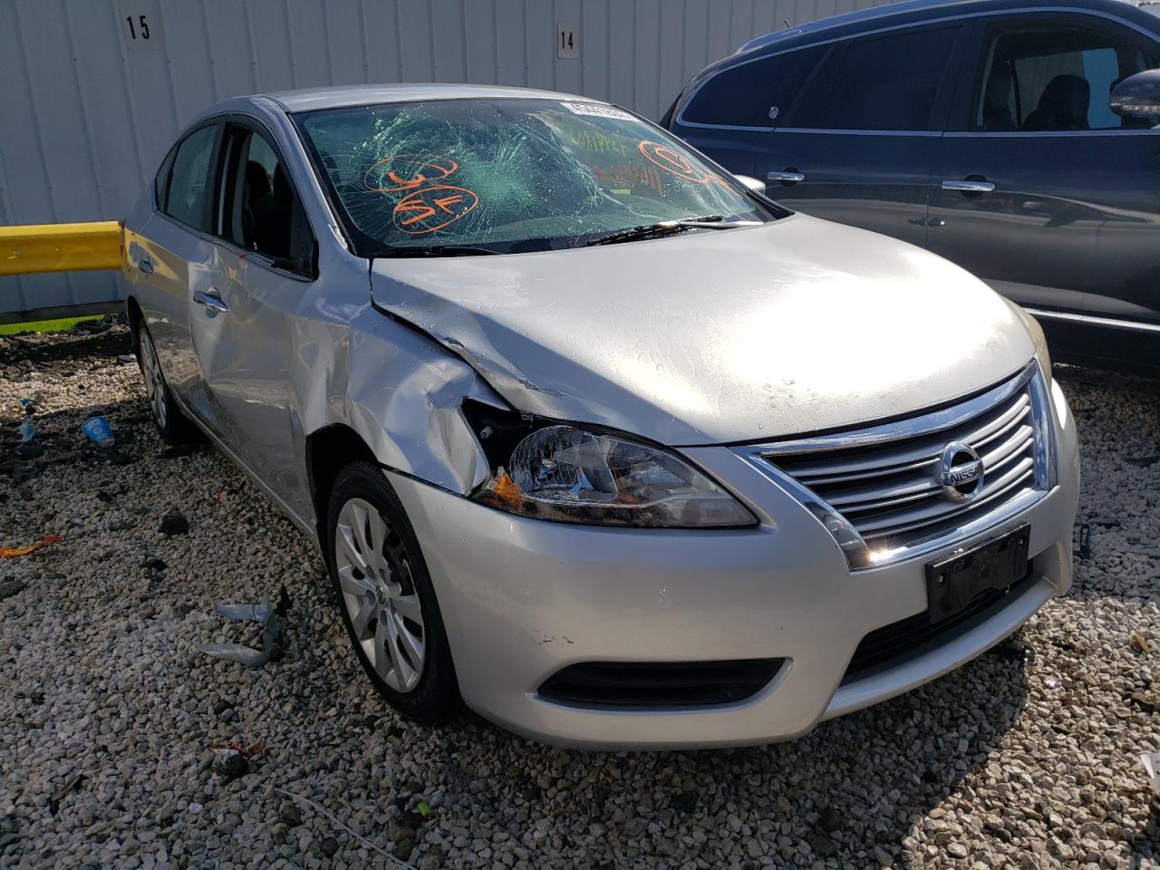 Photo 1 from auction – 2015 NISSAN SENTRA S with VIN 3N1AB7AP1FY218680