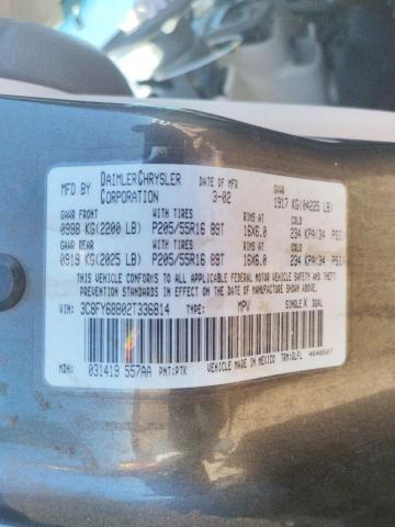 Photo 10 from auction – 2002 CHRYSLER PT CRUISER with VIN 3C8FY68B02T336814