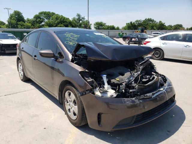 KIA FORTE LX 2018 with VIN 3KPFK4A7XJE217412 - Photo from auction