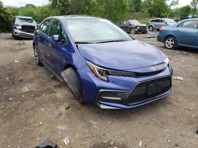 TOYOTA COROLLA SE 2021 with VIN 5YFP4MCE9MP083473 - Photo from auction