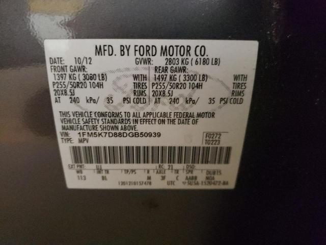 Photo 10 from auction – 2013 FORD EXPLORER X with VIN 1FM5K7D88DGB50939