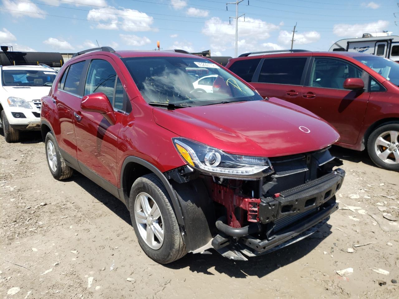 CHEVROLET TRAX 1LT 2020 with VIN 3GNCJPSB0LL252055 - Photo from auction