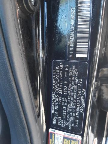 Photo 10 from auction – 2017 KIA RIO LX with VIN KNADM4A31H6061322