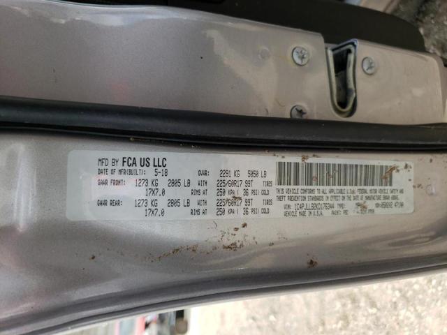 Photo 10 from auction – 2019 JEEP CHEROKEE L with VIN 1C4PJLLB2KD176344