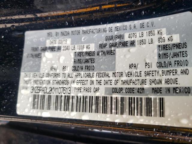 Photo 10 from auction – 2019 MAZDA 3 PREFERRE with VIN 3MZBPADL2KM107613