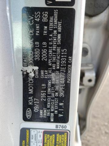 Photo 10 from auction – 2018 KIA FORTE LX with VIN 3KPFL4A77JE193115