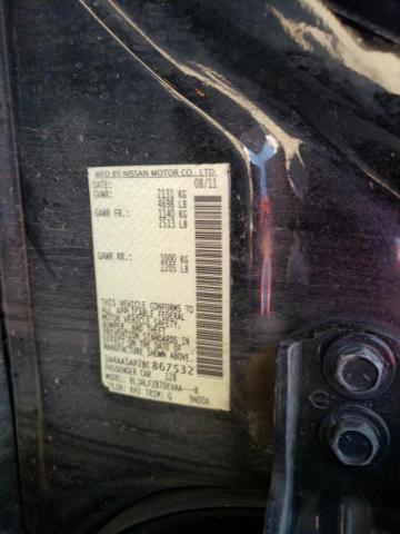 Photo 10 from auction – 2011 NISSAN MAXIMA S with VIN 1N4AA5AP2BC867532