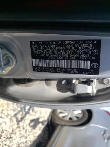 Photo 10 from auction – 2014 TOYOTA PRIUS C with VIN JTDKDTB32E1561534