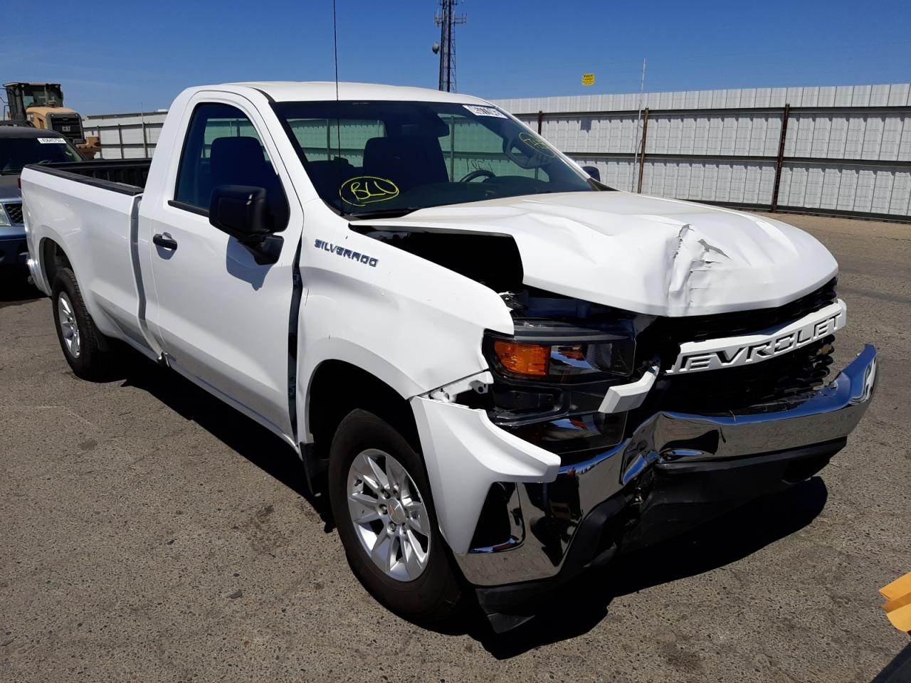 CHEVROLET SILVERADO 2021 with VIN 3GCNWAEF2MG474881 - Photo from auction