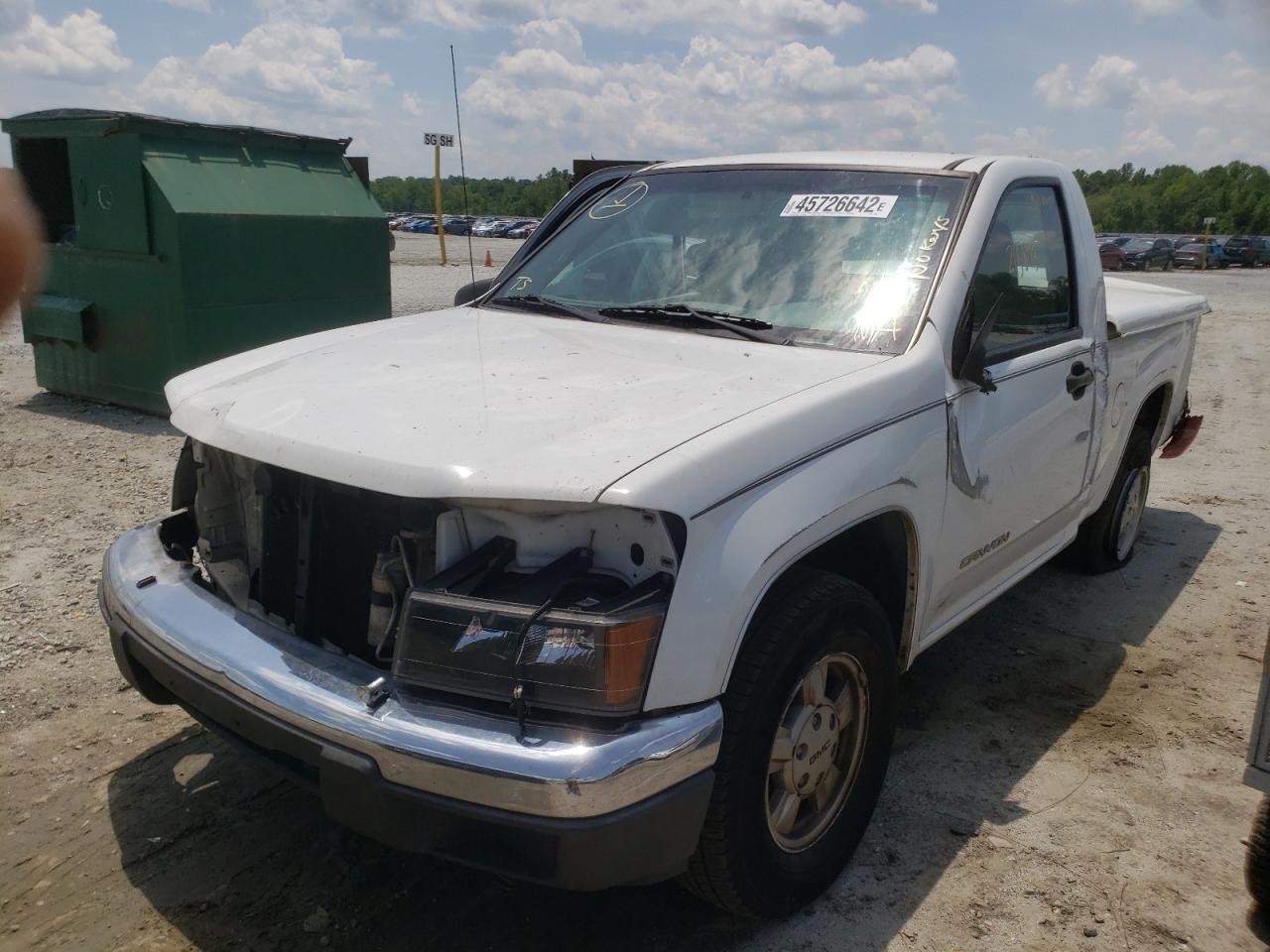 Photo 2 from auction – 2005 GMC CANYON with VIN 1GTCS148058136067