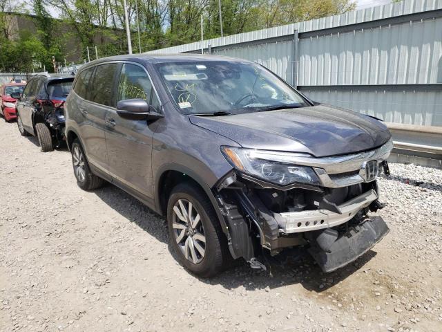 HONDA PILOT EX 2020 with VIN 5FNYF6H35LB052300 - Photo from auction