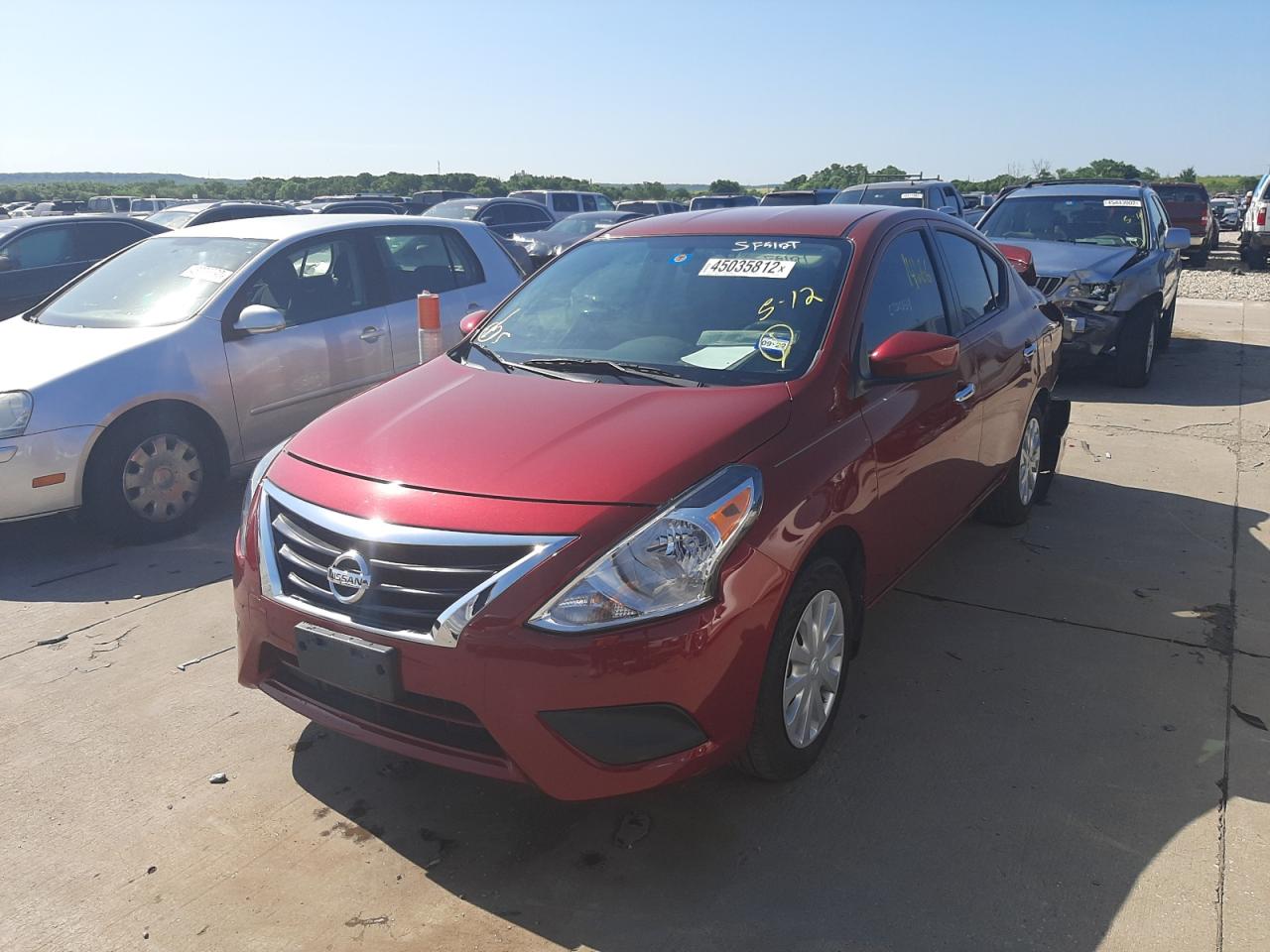 Photo 2 from auction – 2019 NISSAN VERSA S with VIN 3N1CN7AP1KL825492