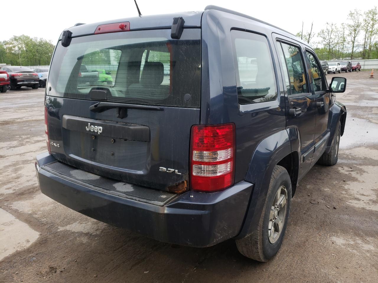 Photo 4 from auction – 2008 JEEP LIBERTY SP with VIN 1J8GN28K08W240488