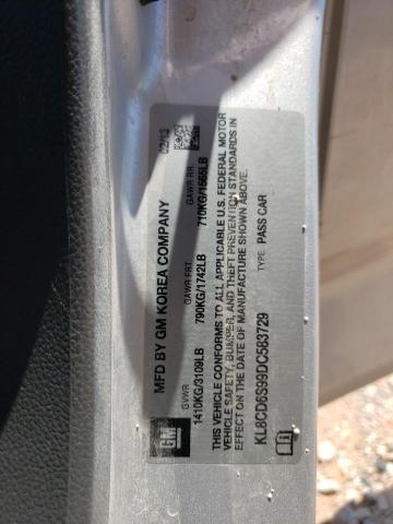 Photo 10 from auction – 2013 CHEVROLET SPARK 1LT with VIN KL8CD6S99DC583729