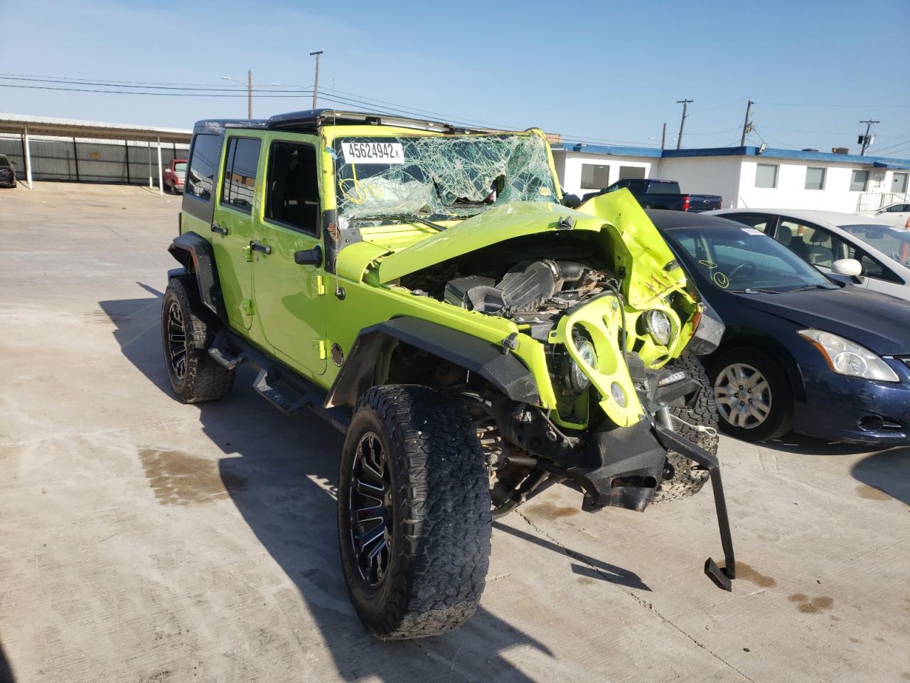 JEEP WRANGLER U 2017 with VIN 1C4BJWDG1HL540872 - Photo from auction