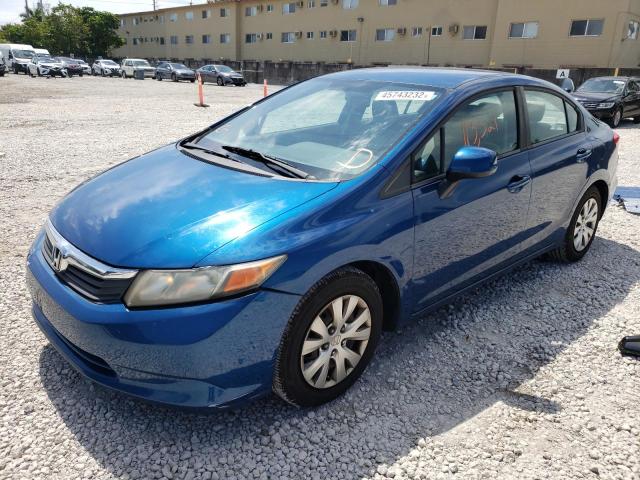 Photo 2 from auction – 2012 HONDA CIVIC LX with VIN 19XFB2F52CE058366