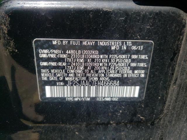 Photo 10 from auction – 2014 SUBARU FORESTER 2 with VIN JF2SJAAC7EH466684