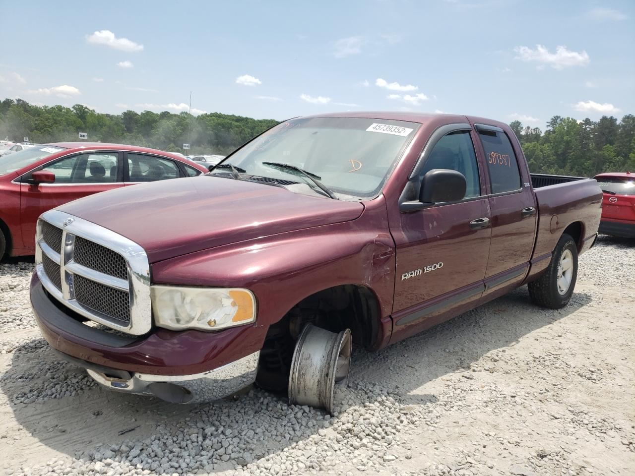 Photo 2 from auction – 2002 DODGE RAM 1500 with VIN 1D7HA18N72J150339