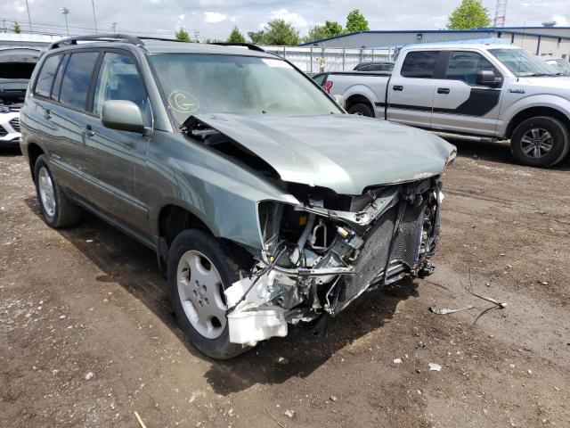 TOYOTA HIGHLANDER 2007 with VIN JTEEP21A270222677 - Photo from auction