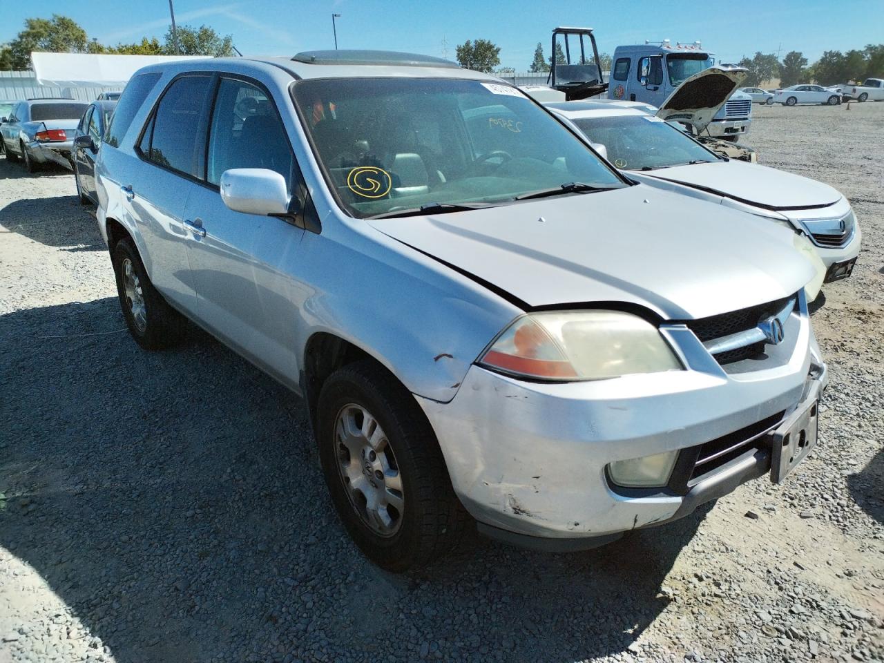 ACURA MDX 2002 with VIN 2HNYD18472H545612 - Photo from auction