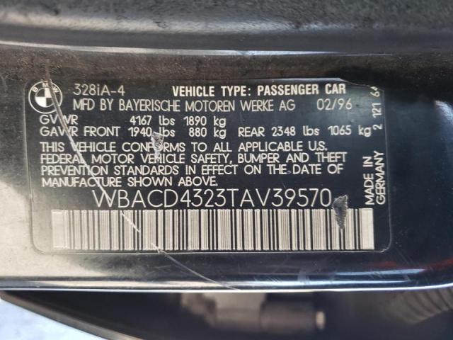 Photo 10 from auction – 1996 BMW 328 I AUTO with VIN WBACD4323TAV39570