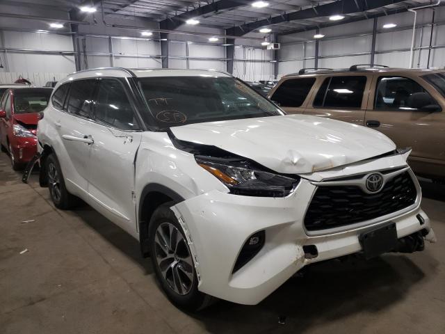 TOYOTA HIGHLANDER 2020 with VIN 5TDGZRBHXLS505962 - Photo from auction