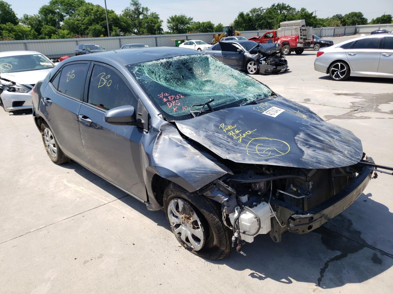 TOYOTA COROLLA L 2016 with VIN 5YFBURHE2GP523375 - Photo from auction