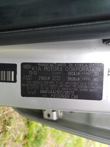 Photo 10 from auction – 2013 KIA FORTE EX with VIN KNAFU4A29D5718173