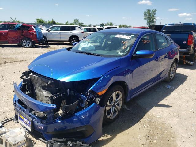 Photo 2 from auction – 2018 HONDA CIVIC LX with VIN 19XFC2F52JE039715