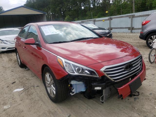 HYUNDAI SONATA SE 2017 with VIN 5NPE24AF4HH556255 - Photo from auction