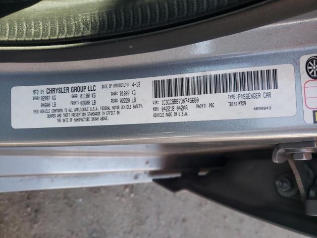 Photo 10 from auction – 2013 CHRYSLER 200 TOURIN with VIN 1C3CCBBB7DN745680