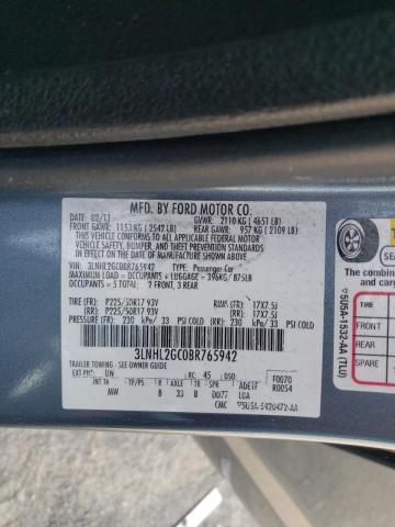 Photo 10 from auction – 2011 LINCOLN MKZ with VIN 3LNHL2GC0BR765942