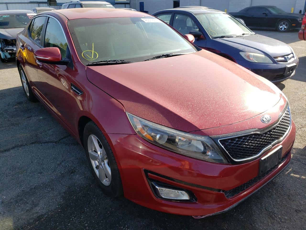 KIA OPTIMA LX 2015 with VIN 5XXGM4A78FG500128 - Photo from auction