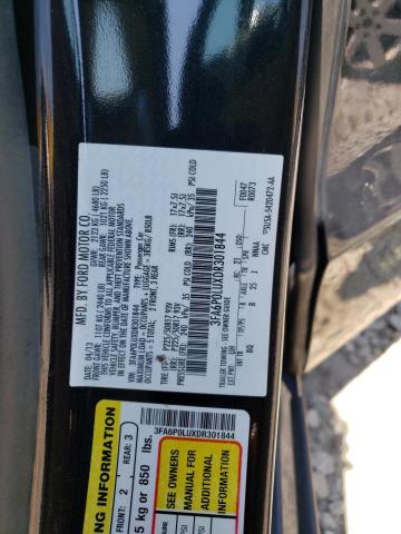Photo 10 from auction – 2013 FORD FUSION SE with VIN 3FA6P0LUXDR301844