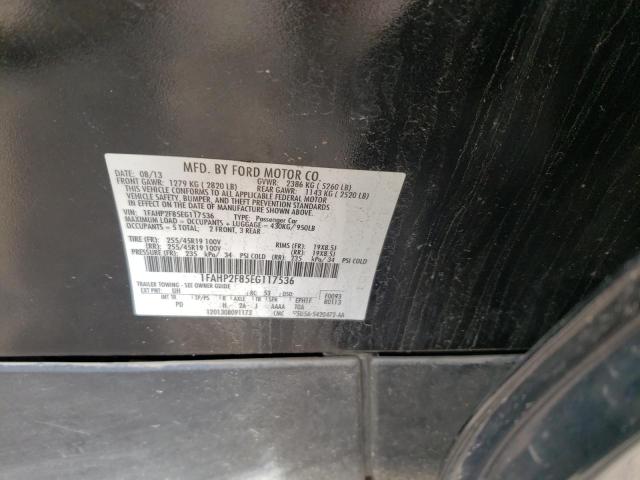Photo 10 from auction – 2014 FORD TAURUS LIM with VIN 1FAHP2F85EG117536