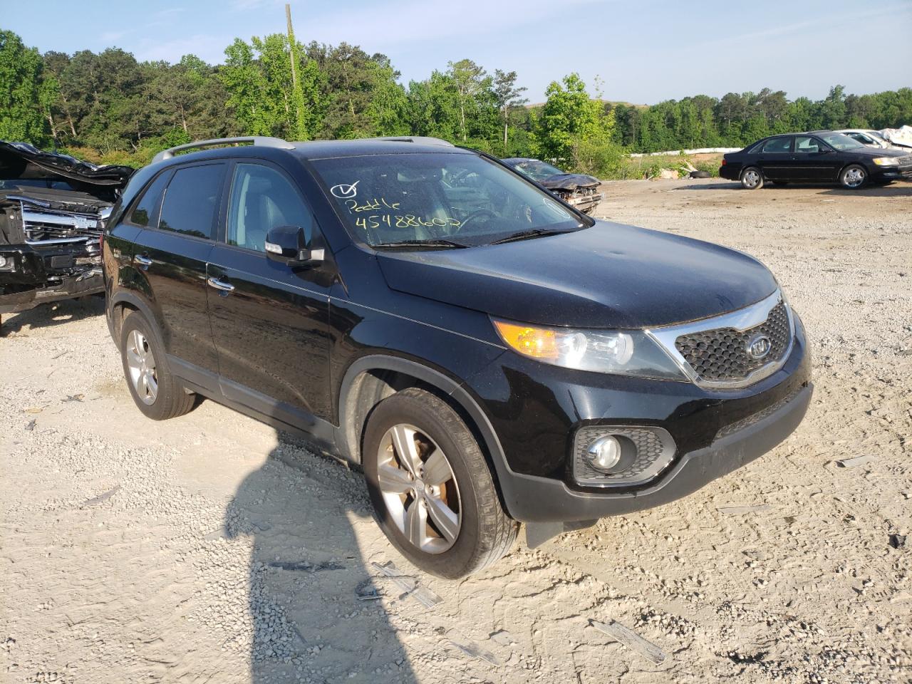 KIA SORENTO EX 2013 with VIN 5XYKU4A63DG418611 - Photo from auction