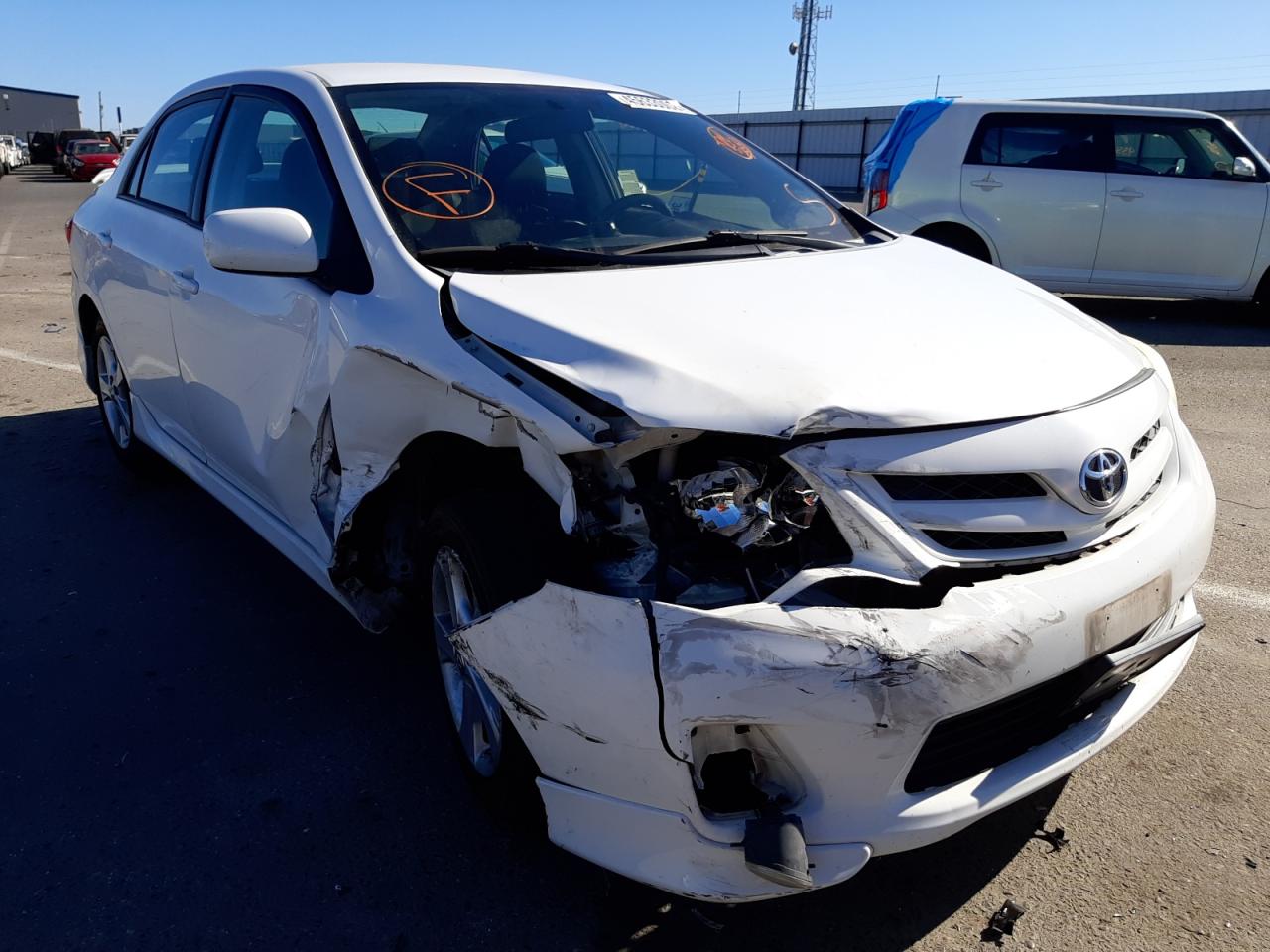 TOYOTA COROLLA BA 2011 with VIN 2T1BU4EE9BC742401 - Photo from auction
