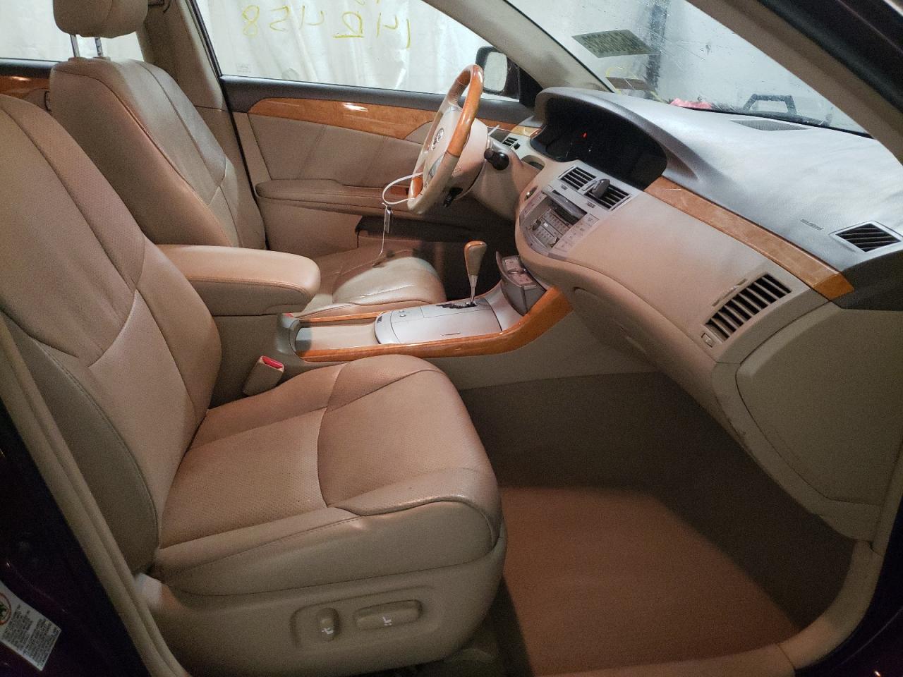 Photo 5 from auction – 2007 TOYOTA AVALON LIM with VIN 4T1BK36B67U233974