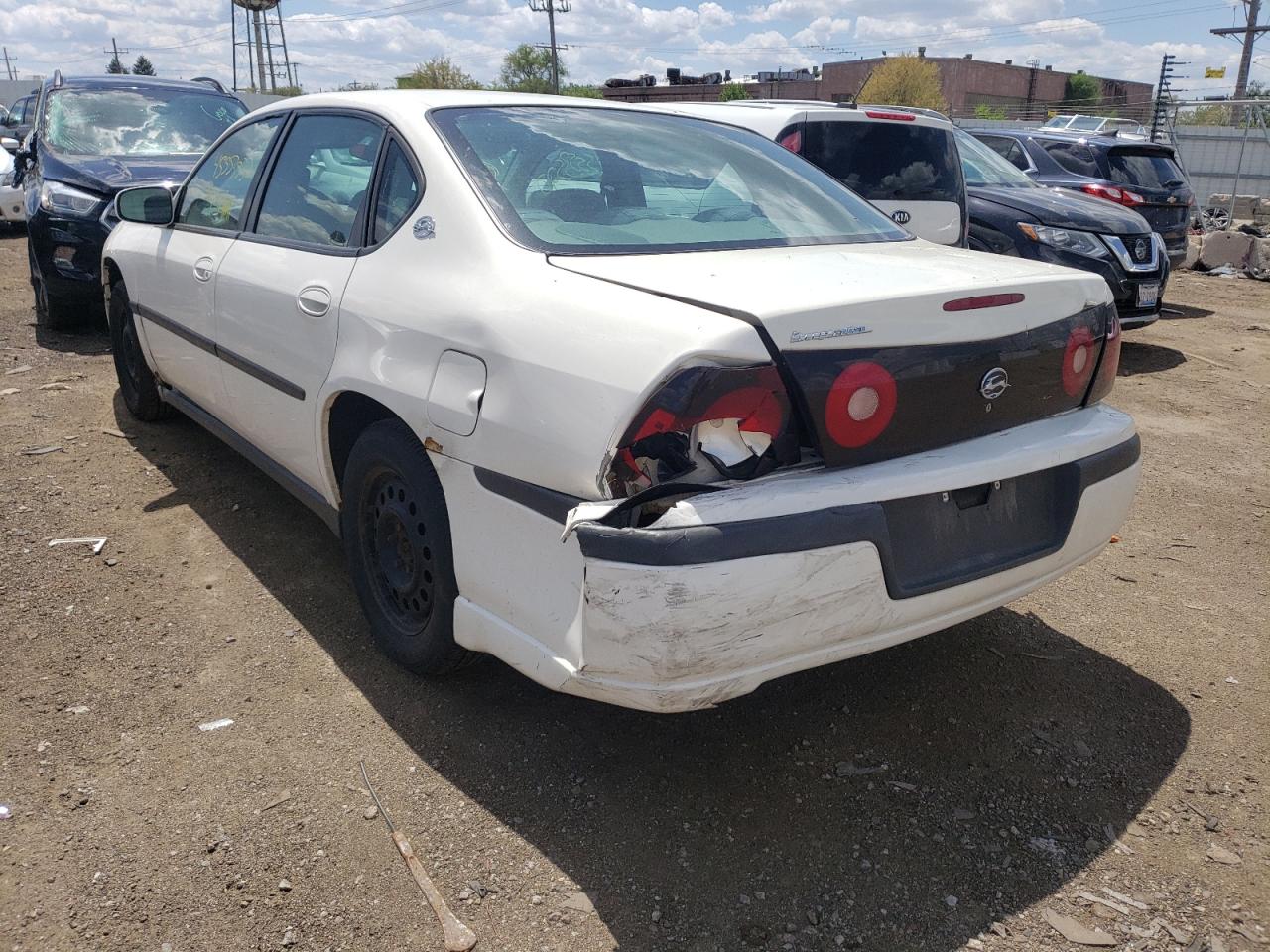 Photo 3 from auction – 2004 CHEVROLET IMPALA with VIN 2G1WF52E149394160