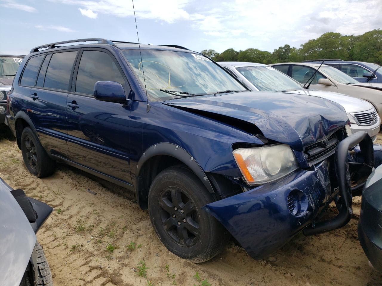 TOYOTA HIGHLANDER 2002 with VIN JTEHF21A420043968 - Photo from auction