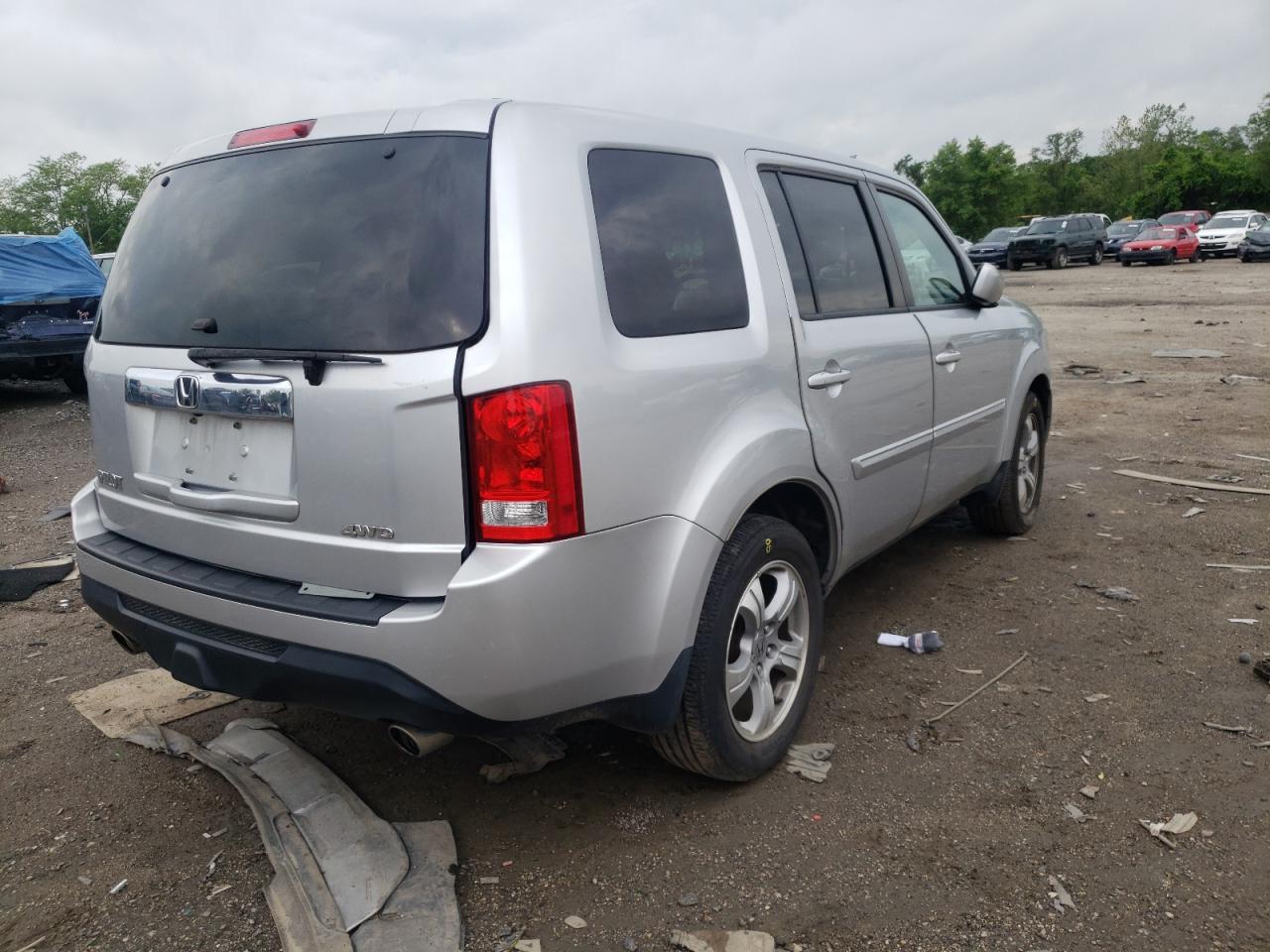 Фото 14 с аукциона – 2012 HONDA PILOT EXL с VIN 5FNYF4H58CB075916