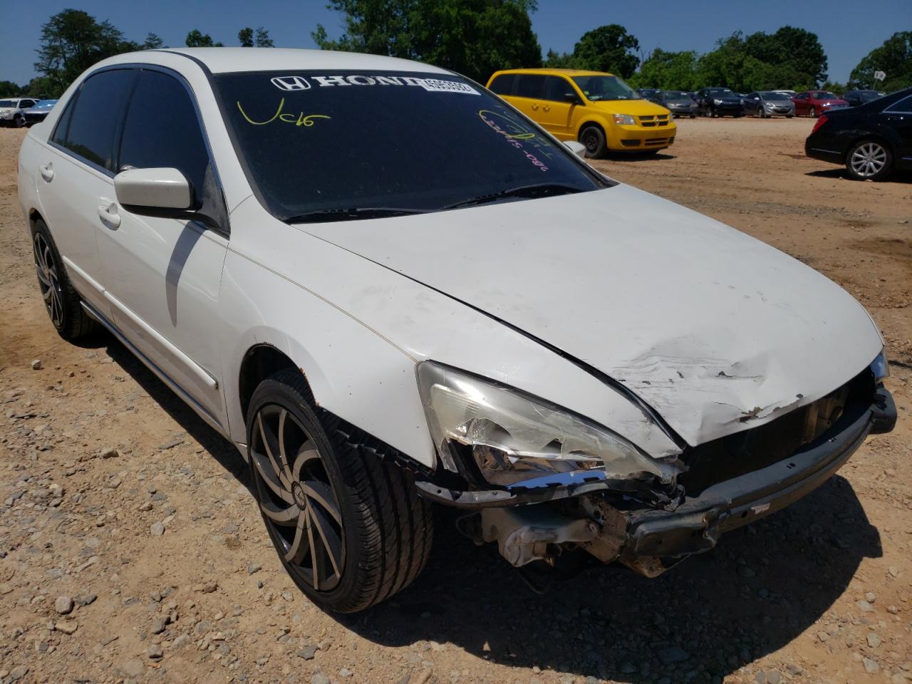HONDA ACCORD SE 2007 with VIN JHMCM56377C011603 - Photo from auction